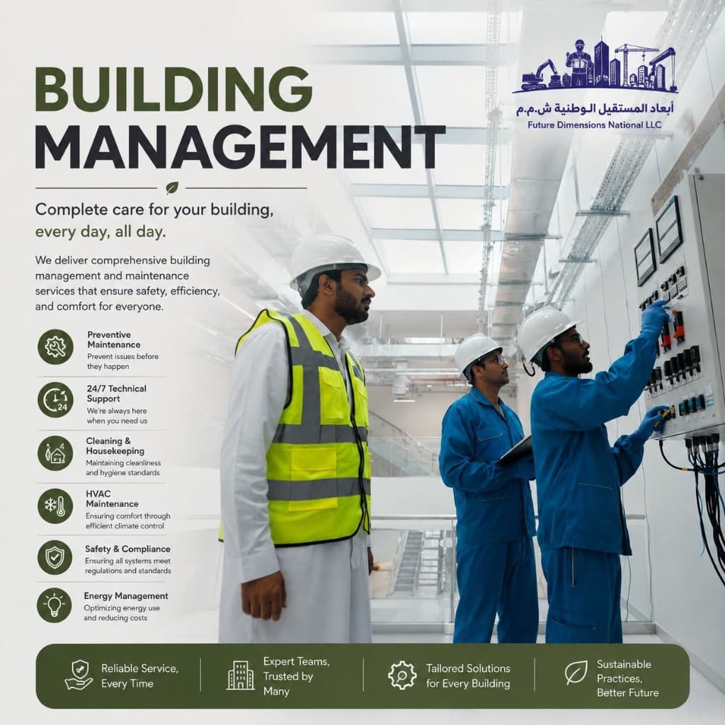 Building Management promotional brochure